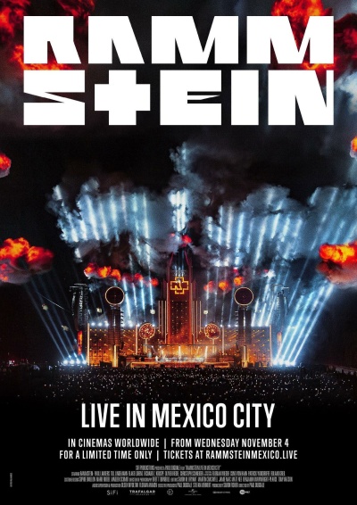 Filmplakat: RAMMSTEIN - LIVE IN MEXICO CITX